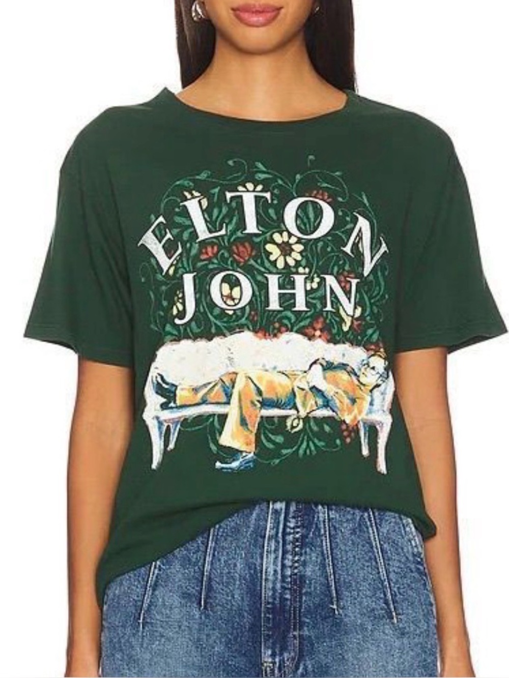 Daydreamer Elton John Boyfriend Tee - Size Large